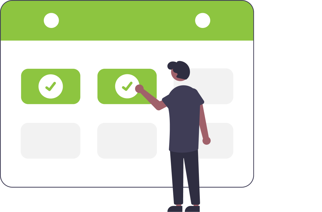 Booking illustration